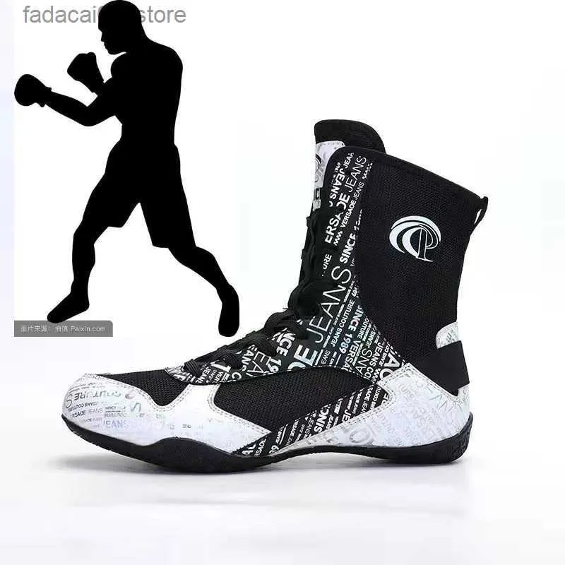 Sapatos de rolo homens e mulheres botas de boxe profissionais homens 36-45 sapatos de luta leve de alta qualidade malha respirável tênis de boxe q240201