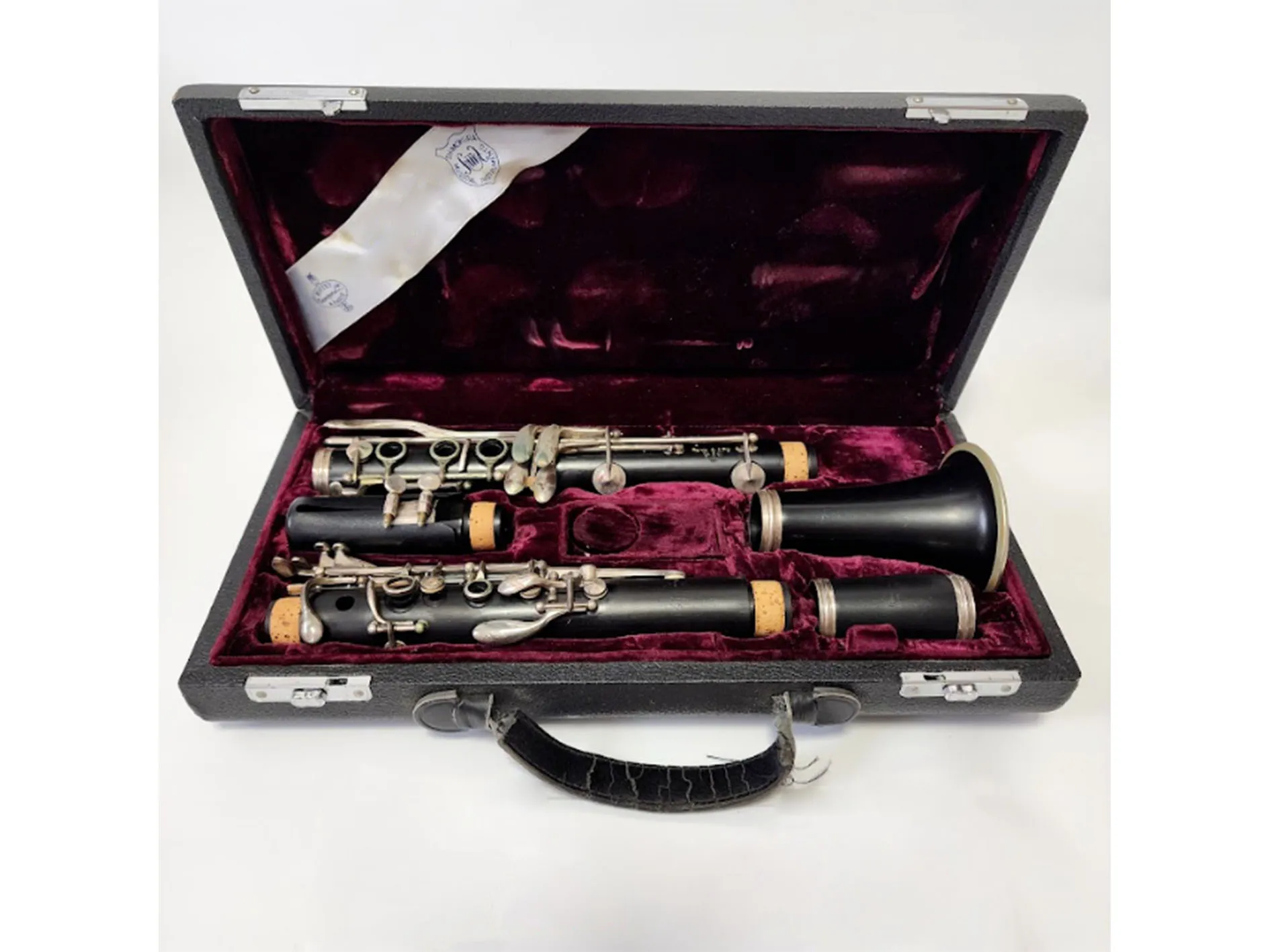 Crampon Clarinet E12ケースインストゥルメントを備えたウッドミュージカル