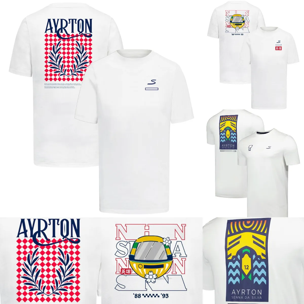 2024 Ny F1 Team T-shirt Formel 1 Special Edition Graphic Print T-shirt Driver Polo Shirt Jersey Summer Mens kortärmad T-shirt