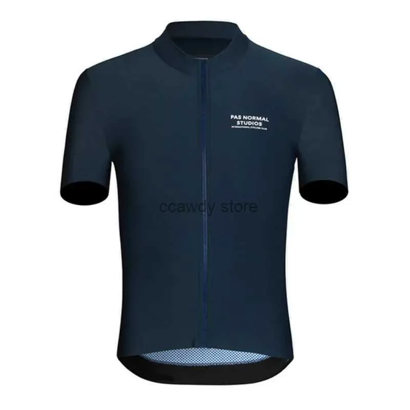 T-shirts pour hommes 2024 PassStudios Short Seve Cyclisme Jersey Set Bike Team Vêtements Breathab PNS BicycH2421