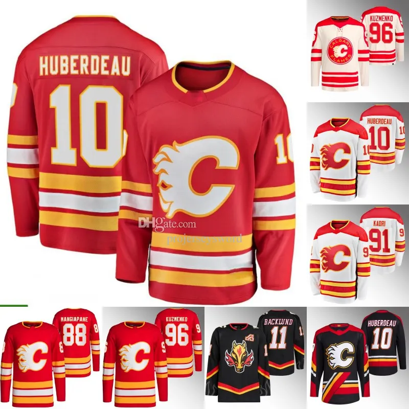 calgary flames jerseys through the years