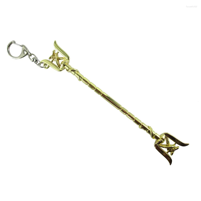 Porte-clés Bsarai LOL Lady of Luminosity Luxanna Crownguard Steel Legion Lux Sword Staff Toy Model Key Chain Ring