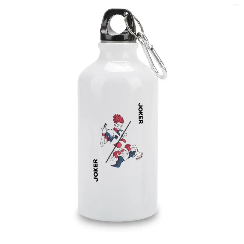 Garrafas de água X Hisoka Alfabeto 9 DIY Garrafa Esportiva de Alumínio Engraçado Novidade Chaleira Gráfico CoolThermos Copos de Leite