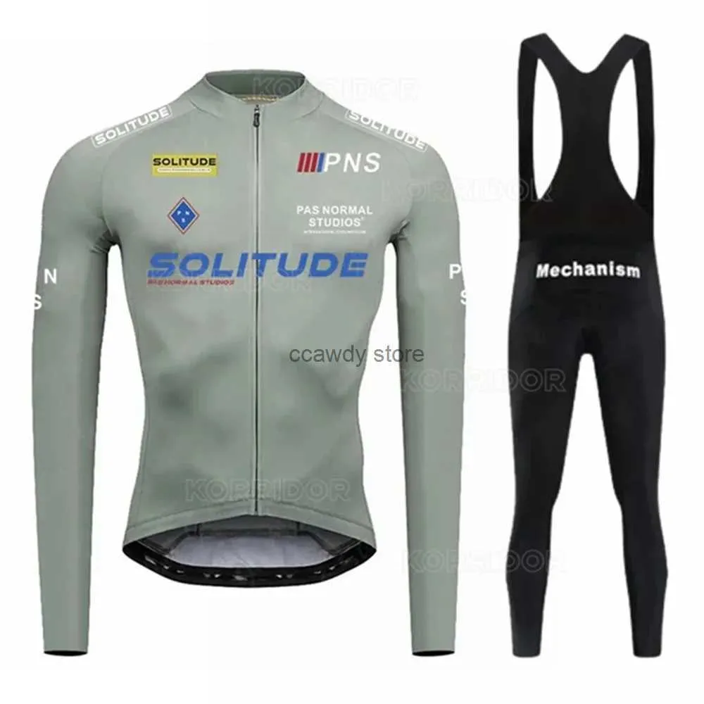 Męskie dresy pns jesienne dżersey jesienne set Jersey Long Seve Mountain Bike Ubrania noszenie maillot ropa ciclismo wyścigowe bicyk unosyhingh2421