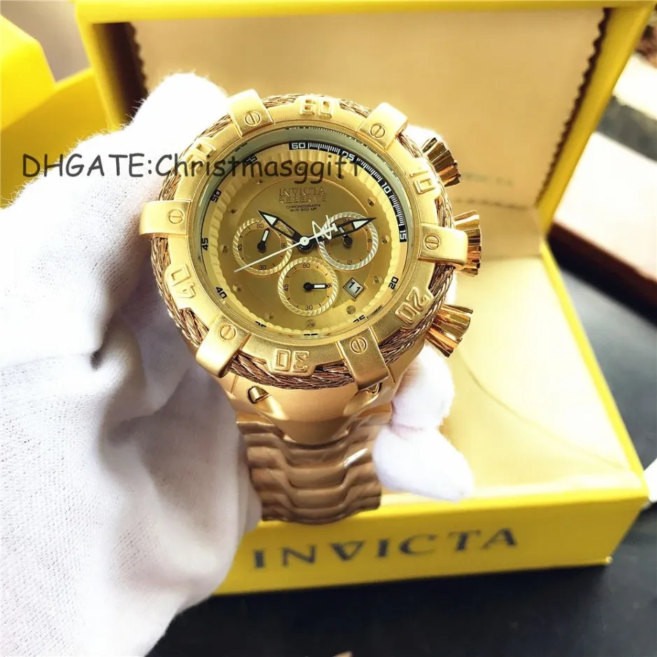 5 DZ New Fashion Watch Men Skull Design Top Brand Luxury Golden Stainless Steel Strap Skeleton Man Quartz Wrist Watch347e