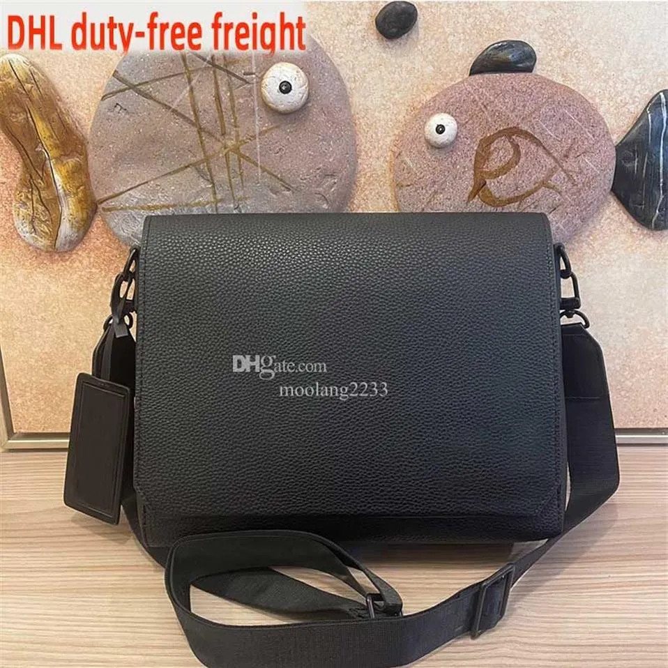 Nya män svart designer väskor aerogram pu läder budbärare väskor man dator fall utomhus portfölj crossbody handväska m57080 för d2531