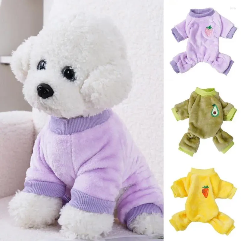 Vêtements pour chiens Combinaison pour animaux de compagnie confortable Body sans rétrécissement Adorable Habillage Chiot Chat Vêtements à quatre pattes