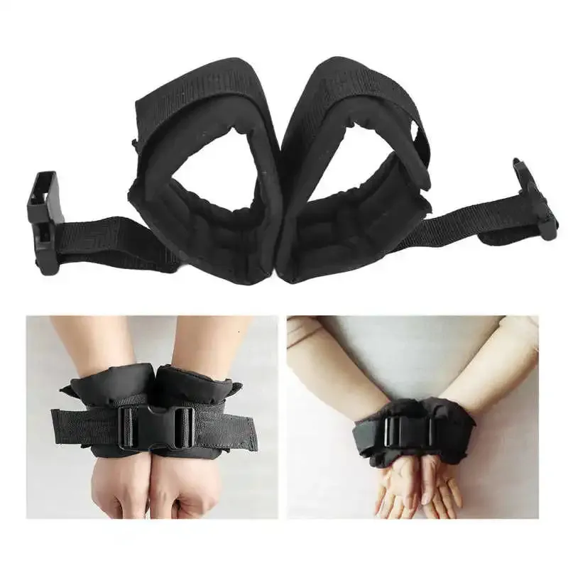 Patient Hand Restraints Limb Holder Universal Adjustable Comfortable Hand Control Wristband Constraint Belt for Wrist Arm Ankle 240122