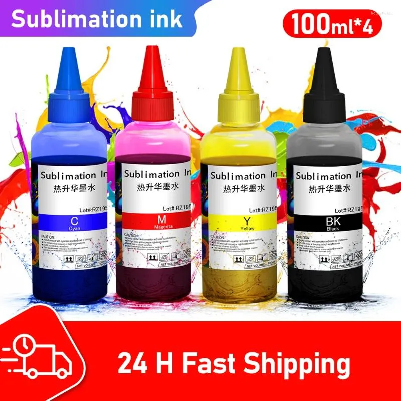 Kits de recarga de tinta sublimação universal para impressora de mesa epson transferência de calor camiseta canecas de algodão compatíveis