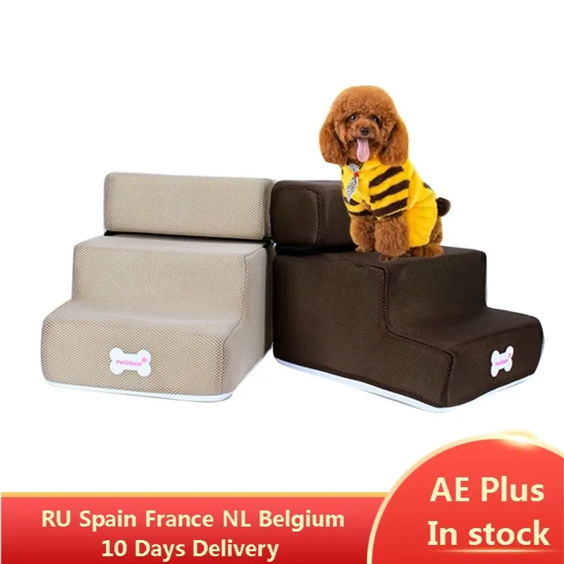 Móveis 2/3 camadas escadas para cães de estimação passos escadas para animais de estimação 3 degraus para cães pequenos gatos casa para animais de estimação rampa escada antiderrapante removível cama para cães