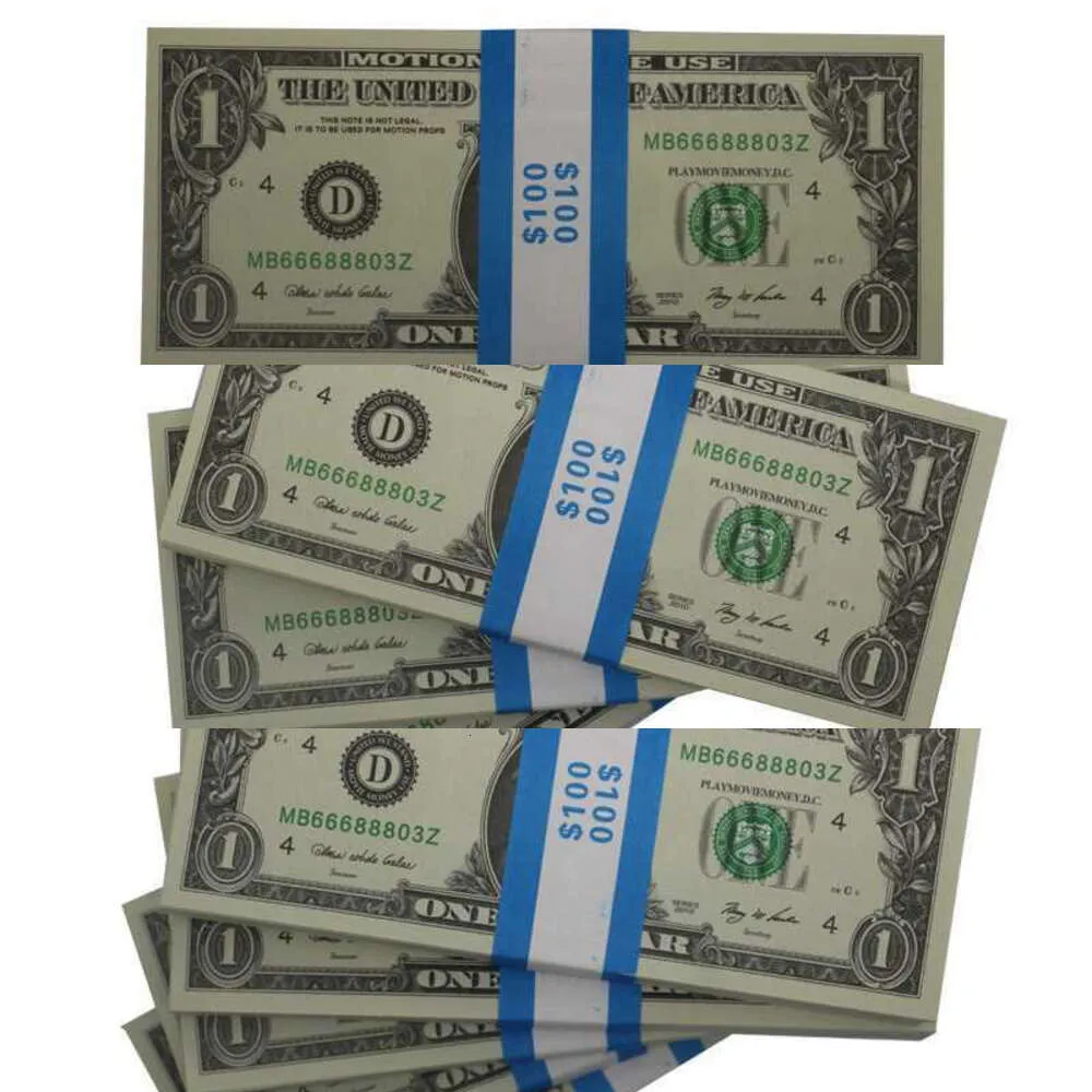 Replica US Fake money kids play toy or family game paper copy banknote 100pcs pack327QW0WY