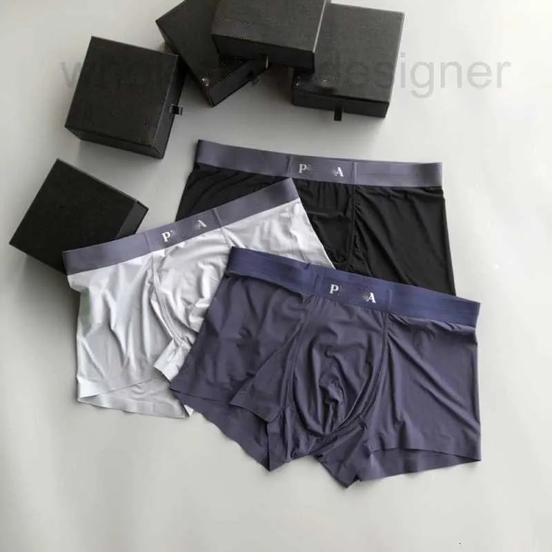 Underpants 디자이너 복서 남성용 바지 3 팩 고품질 패션 다목적 편안하고 통기성 남성용 바지 1IC8