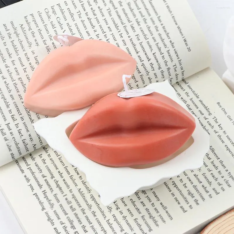 Bakvormen 3D Strik Fondant Cake Silicon Mold Sexy Lippen Snoep Chocolade Pudding Wax Kaarsen Zeep Maken Decoratie Gereedschappen