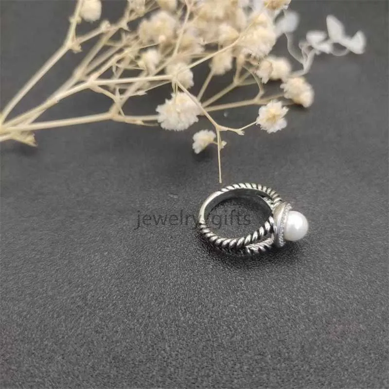 Diamond Luxury Weepening Ring Ring Round Designer Pearl High Quality Get Reghi