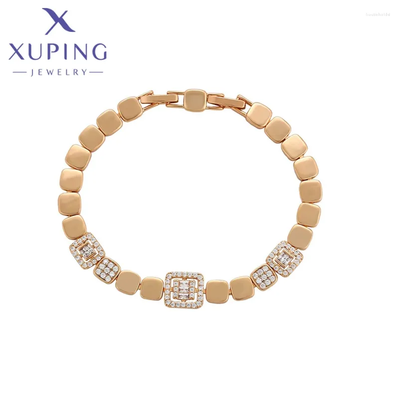 Link Bracelets Xuping Jewelry Arrival Fashion Charm Wit Gold Plated For Women Girl S00161598