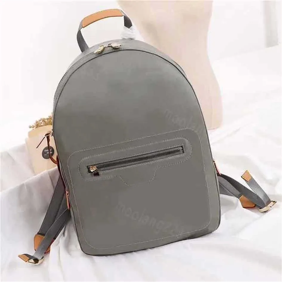 Novo designer mochila estilo homens e mulheres livro mochila bolsa de alta qualidade nylon titânio pm bolsa de ombro bolsa ao ar livre laptop b225f