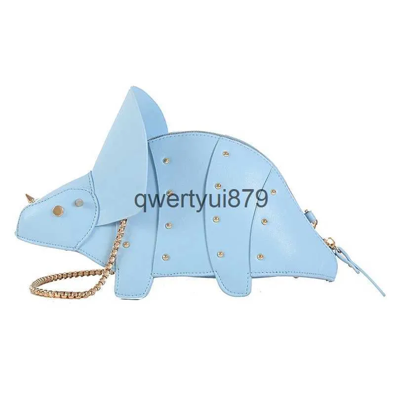 Shoulder Bags Cute Dinosaur Style Women Soulder Funny Triceratops Crossbody Bag for Girls Lovely Novelty Creative Small Purses 2022H2421