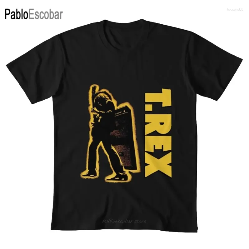 Camisetas masculinas The T. Slider Shirt Rex Slade Kinks Band Trex Rock
