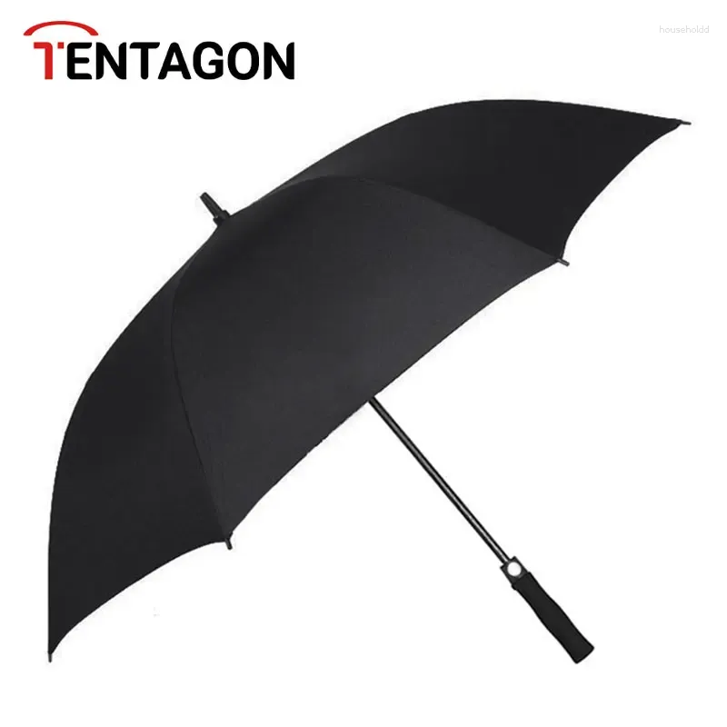 Paraplyer stort långt handtag paraply högkvalitativ stark vindtät förstärkta affärsfamilj utomhusaktiviteter golf