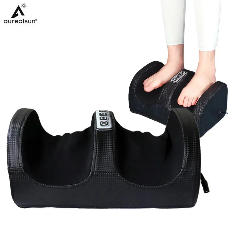 Electric Foot Massage Shiatsu Therapy Relax Health Care Infrared Heating Body Massager Heat Deep Muscles Kneading Roller Salud 240122