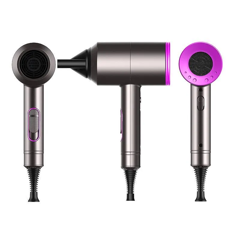 Sèche-cheveux Sèche-cheveux négatif Lonic Hammer Blower électrique professionnel vent froid sèche-cheveux température soins sèche-cheveux livraison directe Dhlvn