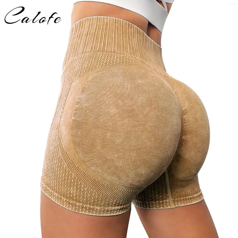 Pantaloncini attivi 2024 Natiche lavorate a maglia senza cuciture Sport Corsa Yoga Pantaloni fitness Stretti Quick Dry Training Donna