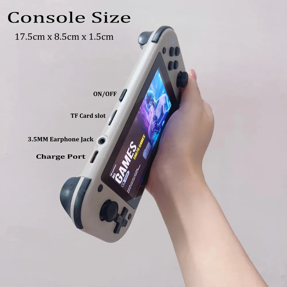 M17 Handheld Game Console 128G Portable Retro Video Game 15000 Games 4. ...