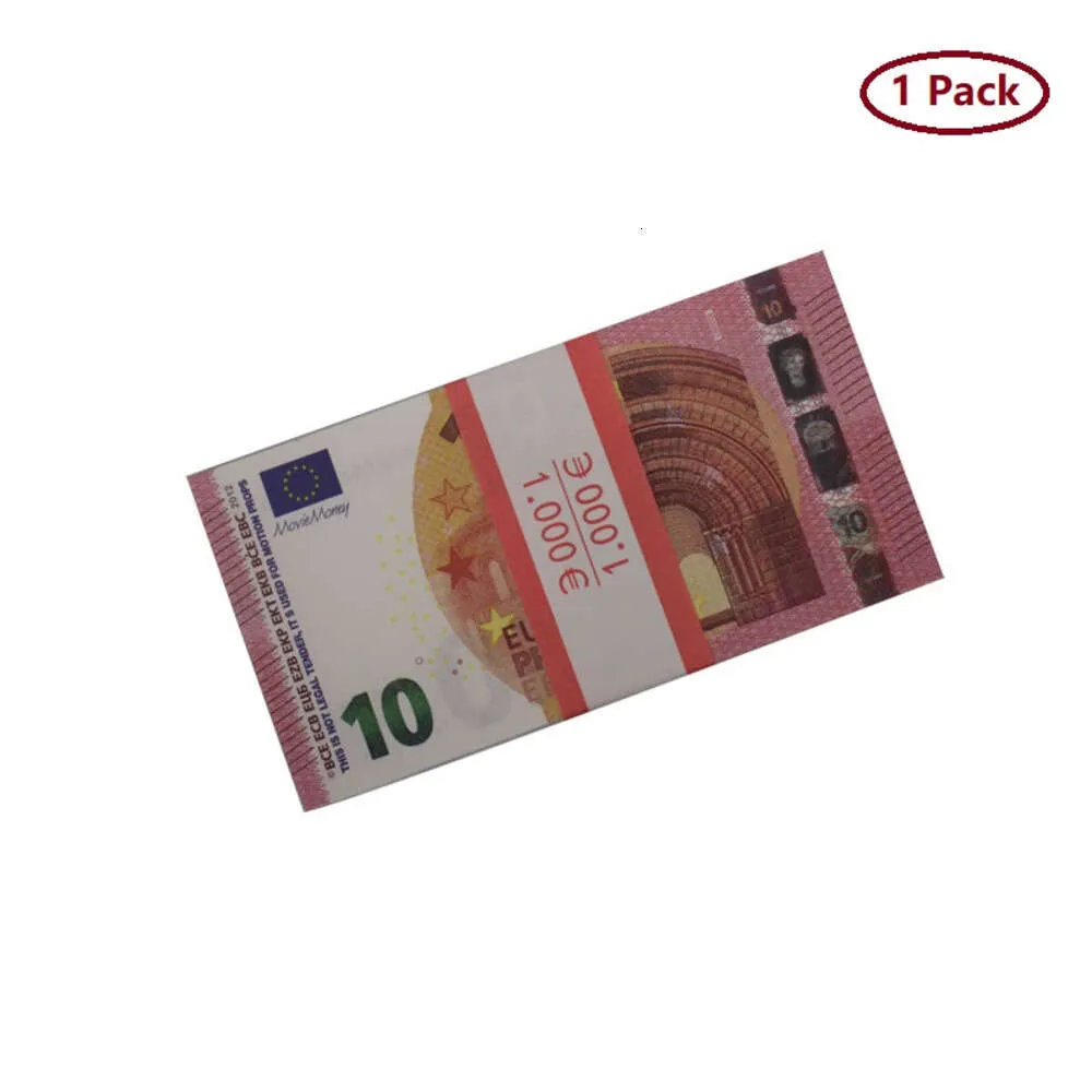 Movie Money 10 euro toy currency party copy fake money children gift 50 dollar ticket247kIRBW1U2O