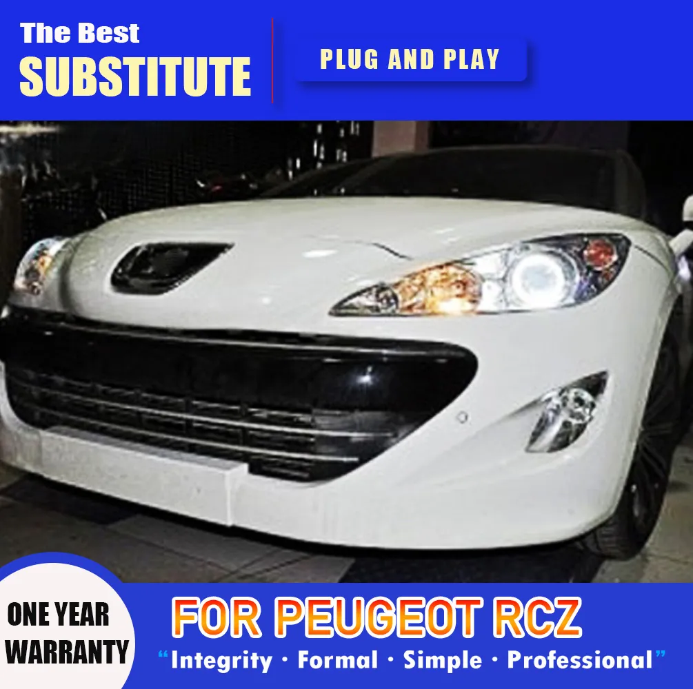 2x White LED P21/5W Daytime Running Lights Bulbs For Peugeot RCZ 2009-2015