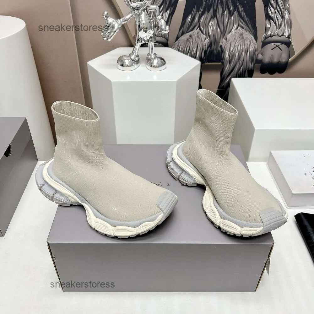 Coppia lavorata a maglia da donna Balencaga Blcg Speed Maglia riciclata Nuova sneaker Calzini elastici Moda Versatile 2024 Calzino casual Scarpe da ginnastica firmate Moda Uomo Boot 6KHB