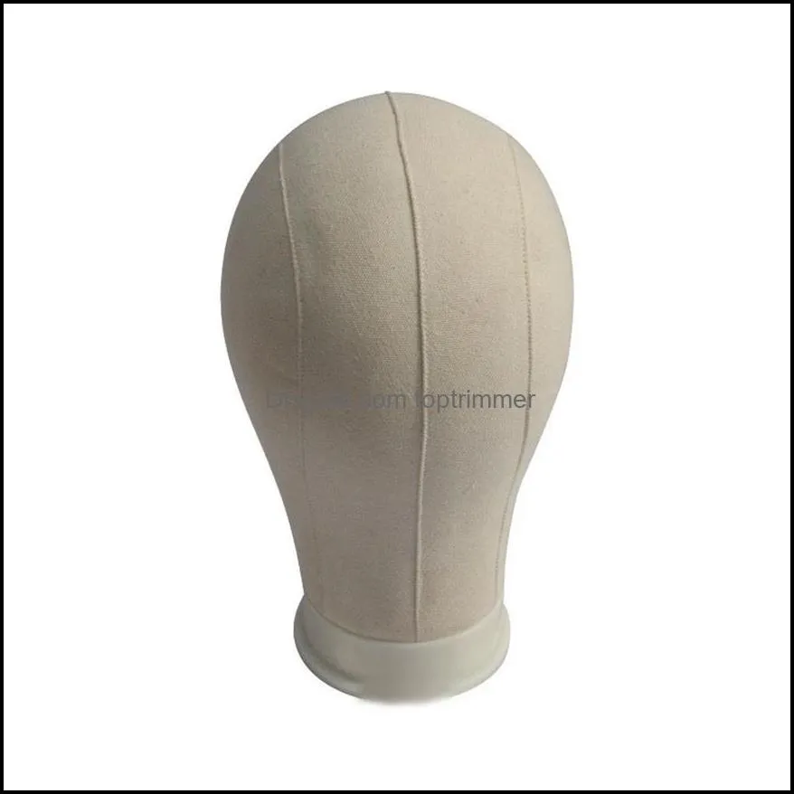 Hårverktyg Huvud Display Styling Mannequin Manikin Wig Stand Training Canvas Block199J Drop Leverans Hårprodukter Hårtillbehör Too Otjao