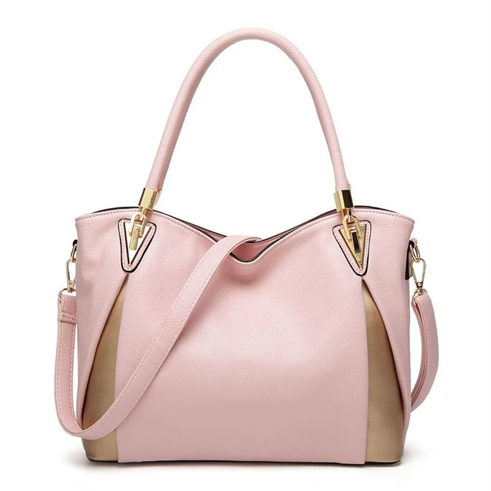 HBP 2021 new European style autumn winter trend metal contrast handbag SWY-8652109