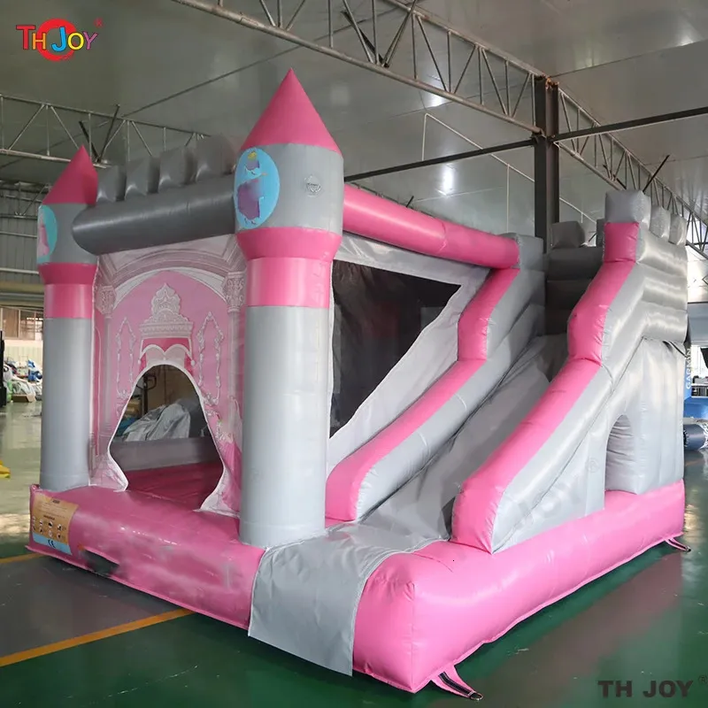 Kids Backyard 4x33m Inflatable Dry Slide Jumping Castle Ball Pit Bounce House with Air Blower For IndoorOutdoor 240127