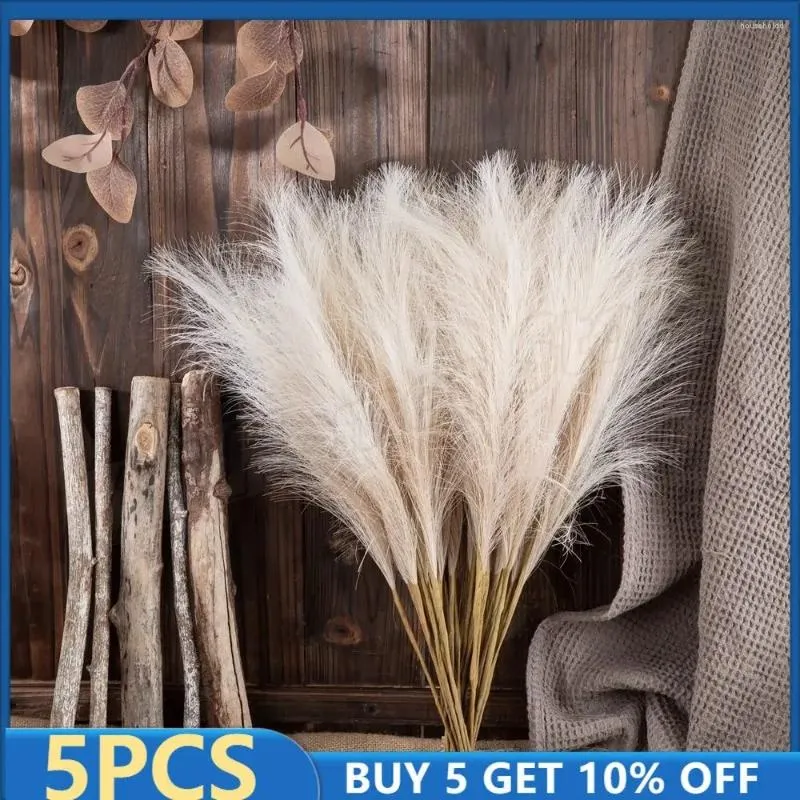 Decoratieve bloemen 5/10 -stks Fluffy Pampas Gedroogd boeket Home Decor Natural Rabbit Tail Grass Artificical Flower Christmas Decoratie