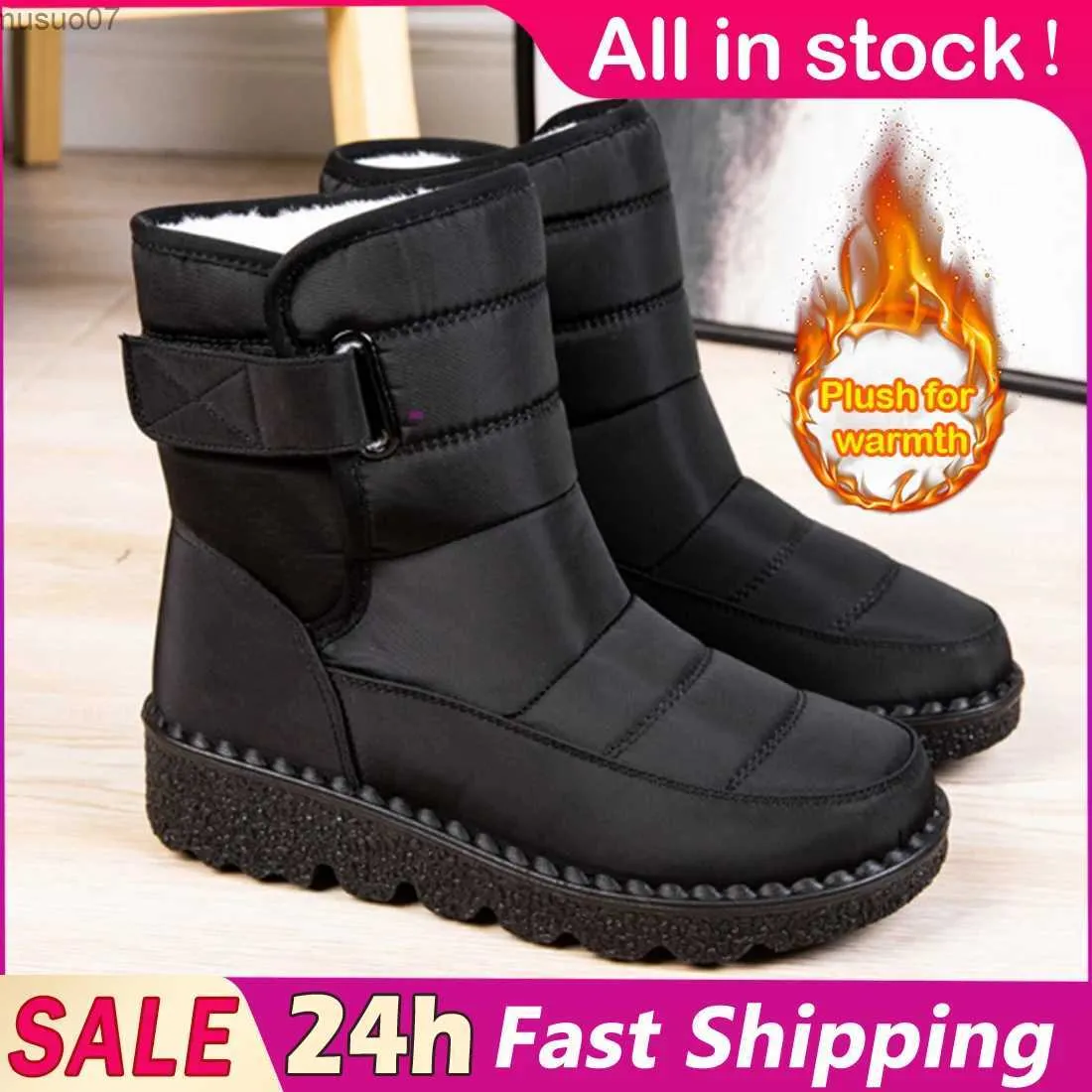 Buty nowe kobiety buty zimowe buty śnieżne buty platformowe dla kobiet buty kostki wodoodporne botas mujer trzymaj ciepłe botynki bawełniane buty
