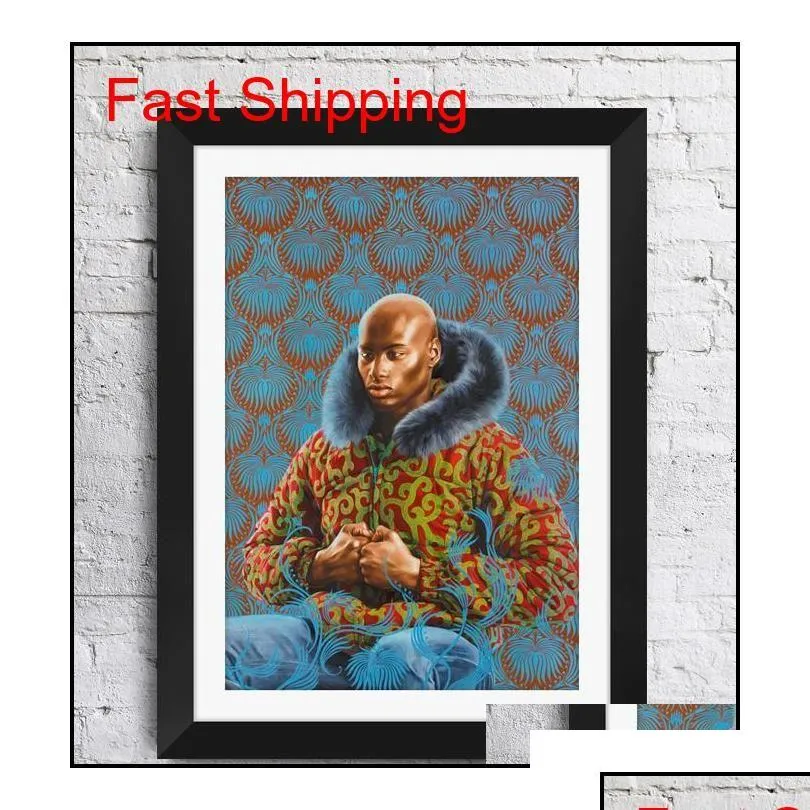 그림 Kehinde Wiley Art Painting Poster Wall 장식 그림 인쇄 UNFRAME 16 Qylbki Bdenet 드롭 배달 Dhykw