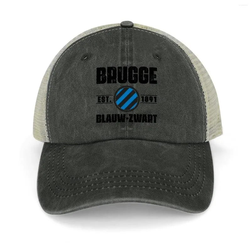 Ball Caps Club Brugge Blauw Zwart Cowboy Hat Sun for Kids Rugby Mens Tennis Women’s