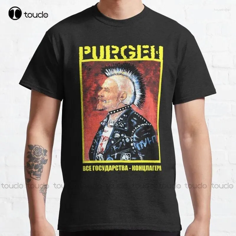 Męskie koszule t Purgen-klasyczny koszulka Tshirt Cotton Tee Shirt S-5xl