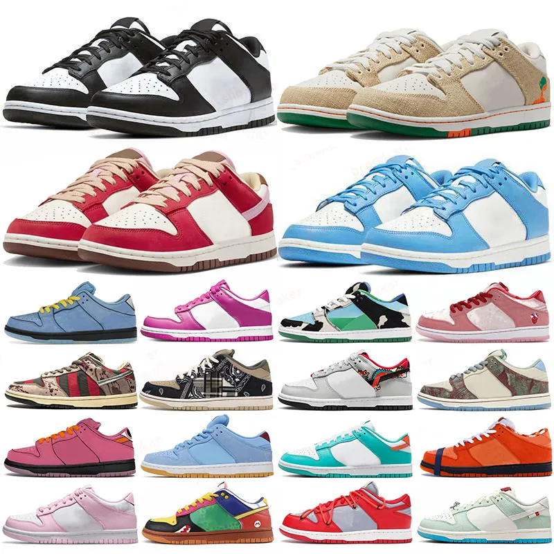 OG SB Low TS Year of the Dragon Men Women Running Shoes Powerpuff Girls Panda Lows Big Size 48 Pink Foam Runners Lobster Freddy Krueger Bacon Trainers Sport Sneakers