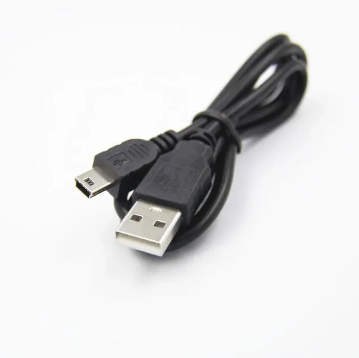 Neues MINI-USB-Kabel, Synchronisierungs-Ladekabel Typ A auf 5-poliges B-Telefonladegerät OD3.5, reiner Kupferkern LL