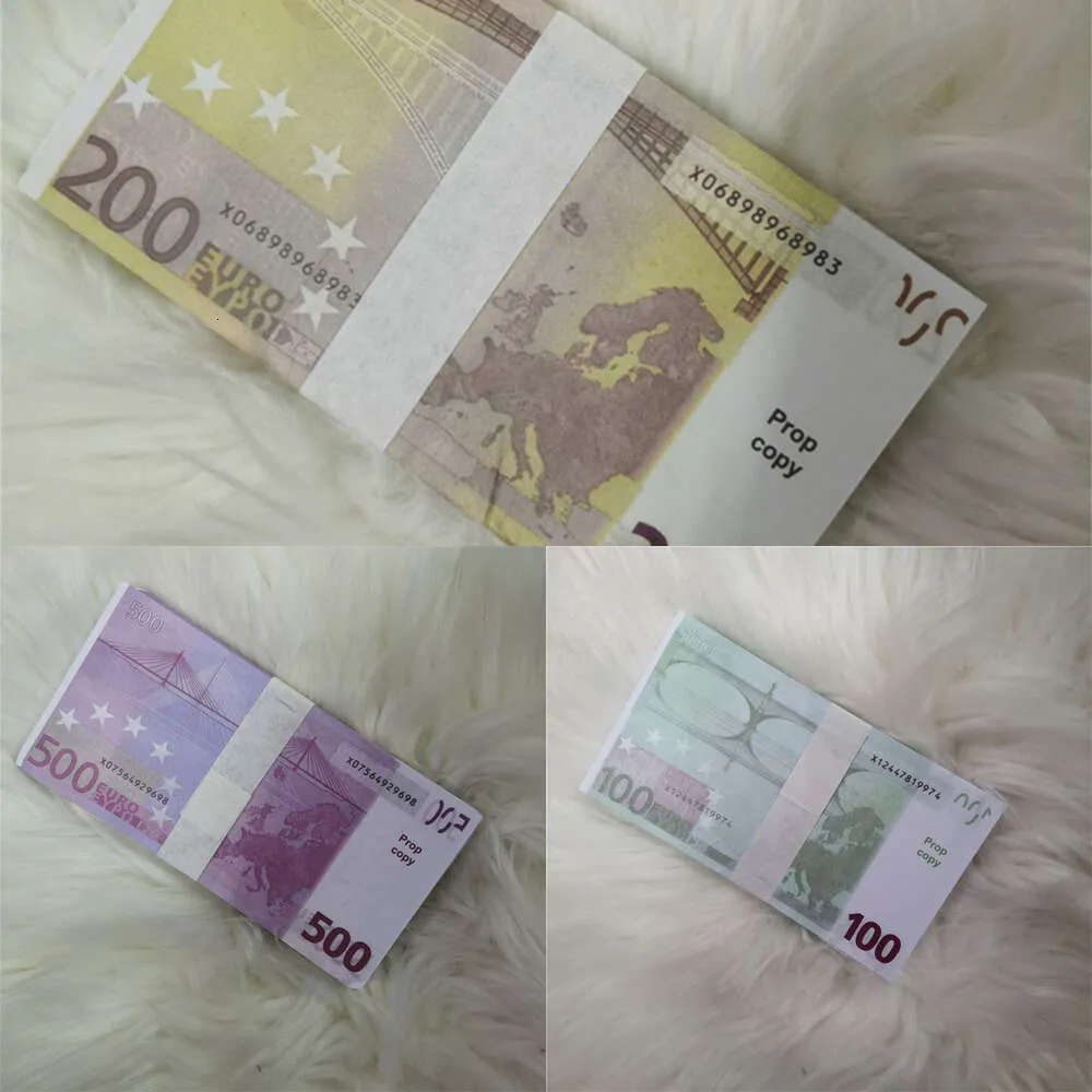 Dostawy imprezowe Propery Money10/50/15/200/200 Dollar amerykański Realistyczne bary zabawkowe Props Waluty Fillu Pieniądze Faux-Billety Kopi 100 szt.