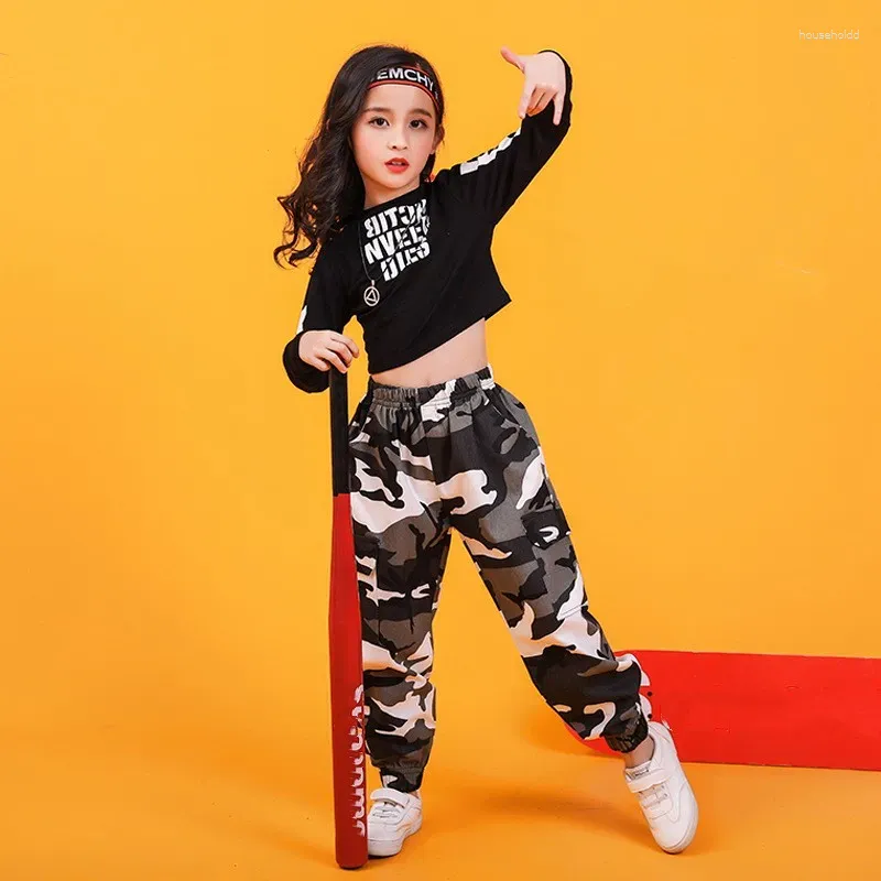 Pantalons de jogging de Camouflage pour filles, pantalons Cargo décontractés pour garçons, vêtements en coton pour enfants de 4 6 8 10 12 14 ans