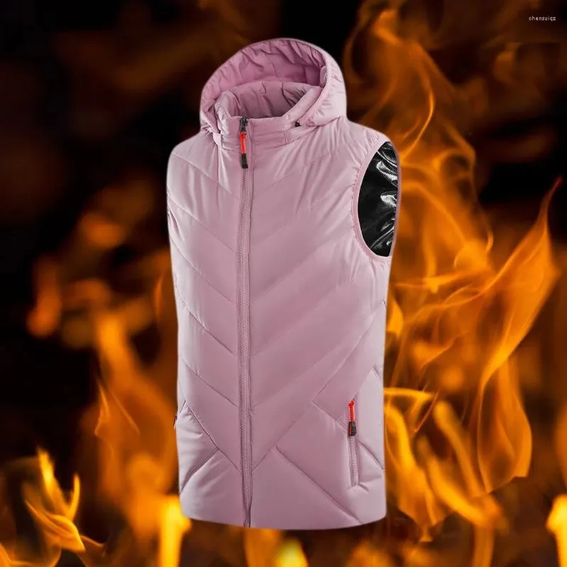 Giacche da sci Gilet riscaldato 11 zone di riscaldamento Elettrico Smart USB Ricarica Scaldacorpo Gilet termico per uomo Donna