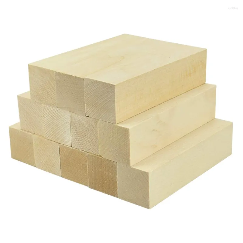 Bloques de madera para tallar y tallar, sistema suave de tilo sin terminar para principiantes