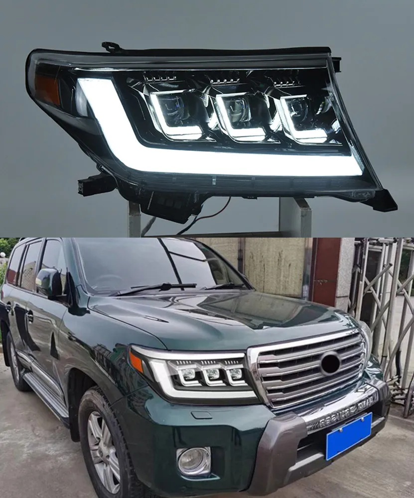 Toyota Land Cruiser LED Headlights: Dual Beam Lenses For Styling And ...