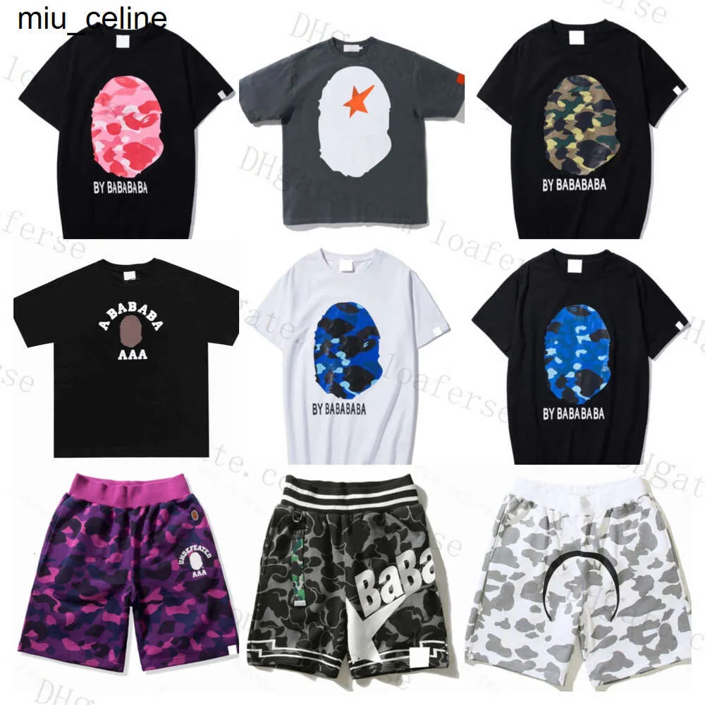 Ny t -shirt män sommar tees mens kvinnor designers t skjortor lösa apor modemärke toppar mans avslappnade lyxiga kläder gata shorts ärm klädkvinnor mens tshirts