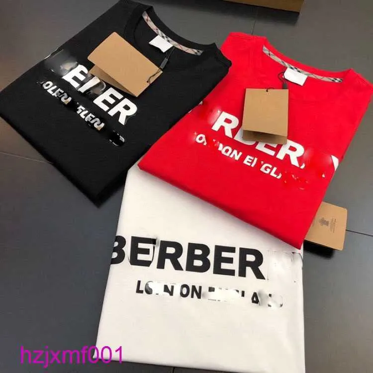 18f0 T-shirts pour hommes T-shirts de luxe pour hommes T-shirt noir rouge lettre chemises imprimées à manches courtes marque de mode top t-shirts taille asiatique S-5XL