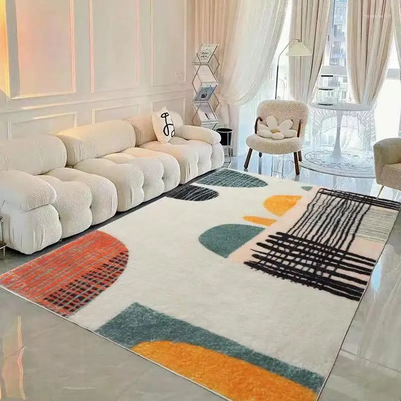 Dywany M0034 Square Nowoczesne minimalistyczna sypialnia domowa dywanu