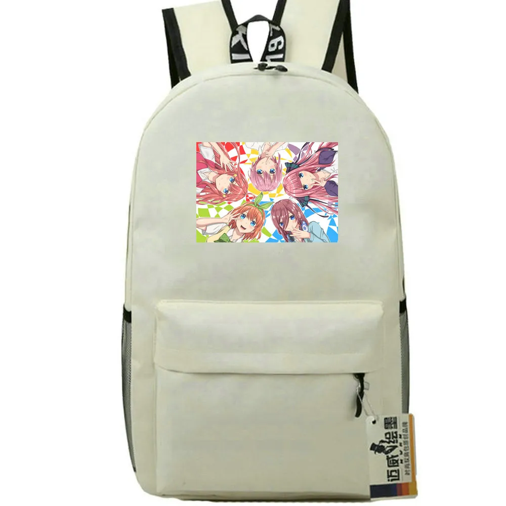 نحن لا نتعلم أبدًا حقيبة الظهر Nariyuki Yuiga Day Pack Furuhashi Fumino School Bag Cartoon Print Rucksack Sports Schoolbag Daypack