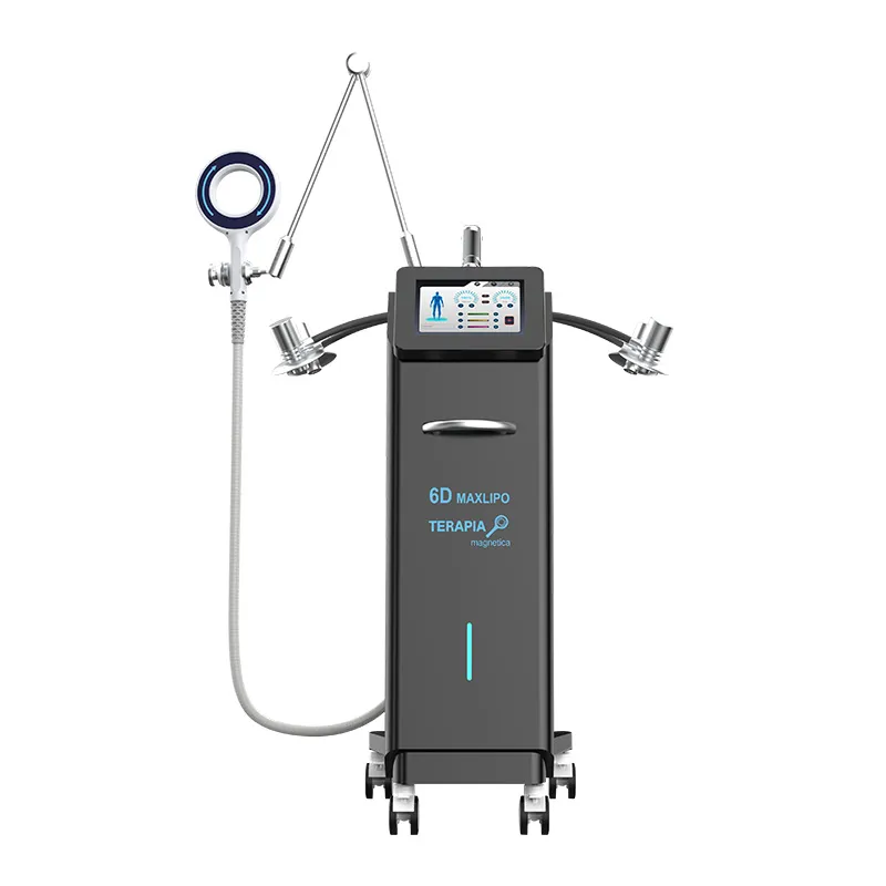 Máquina eletromagnética da terapia do emagrecimento de TERAPIA de 6D Maxlipo com luz vermelha do comprimento de onda 635NM e 6 lâmpadas do laser